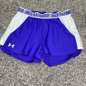 purple under armour shorts